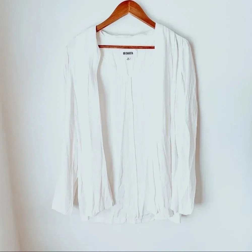 Revolve BB Dakota White Reeza Blazer Jacket